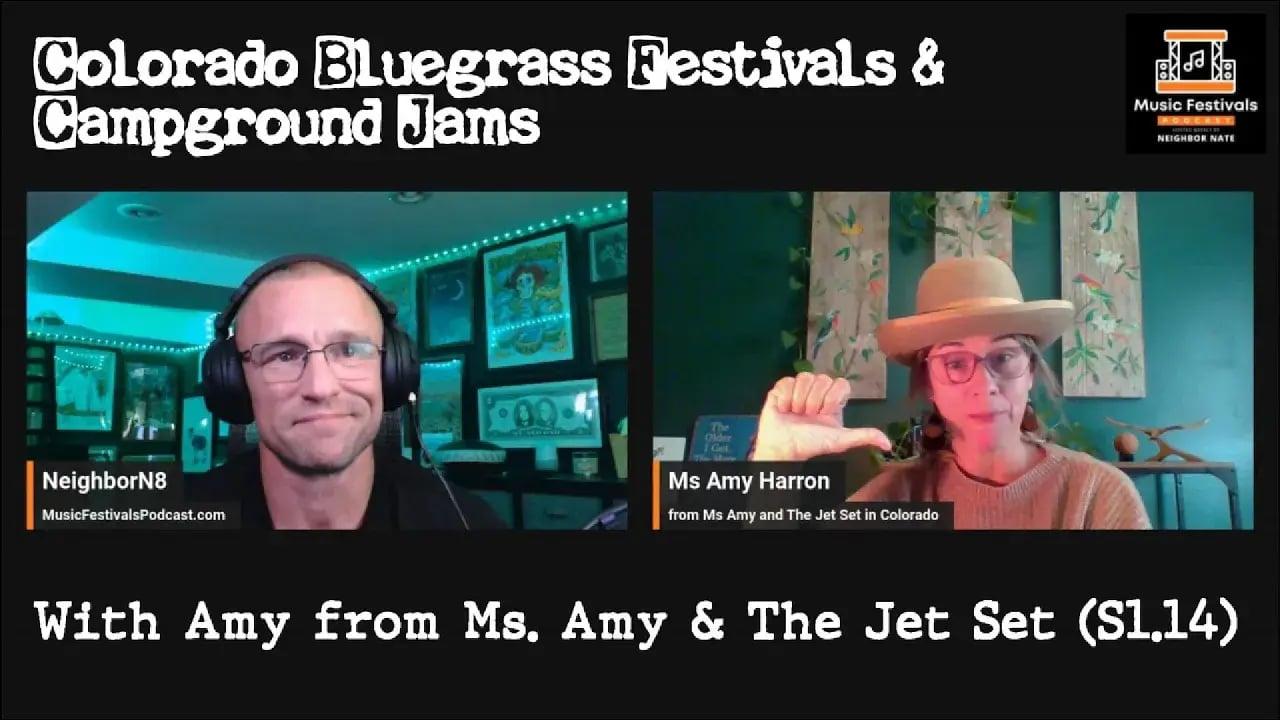 Colorado Bluegrass Festivals & Campground Jams with Amy from Ms. Amy & the Jet Set 