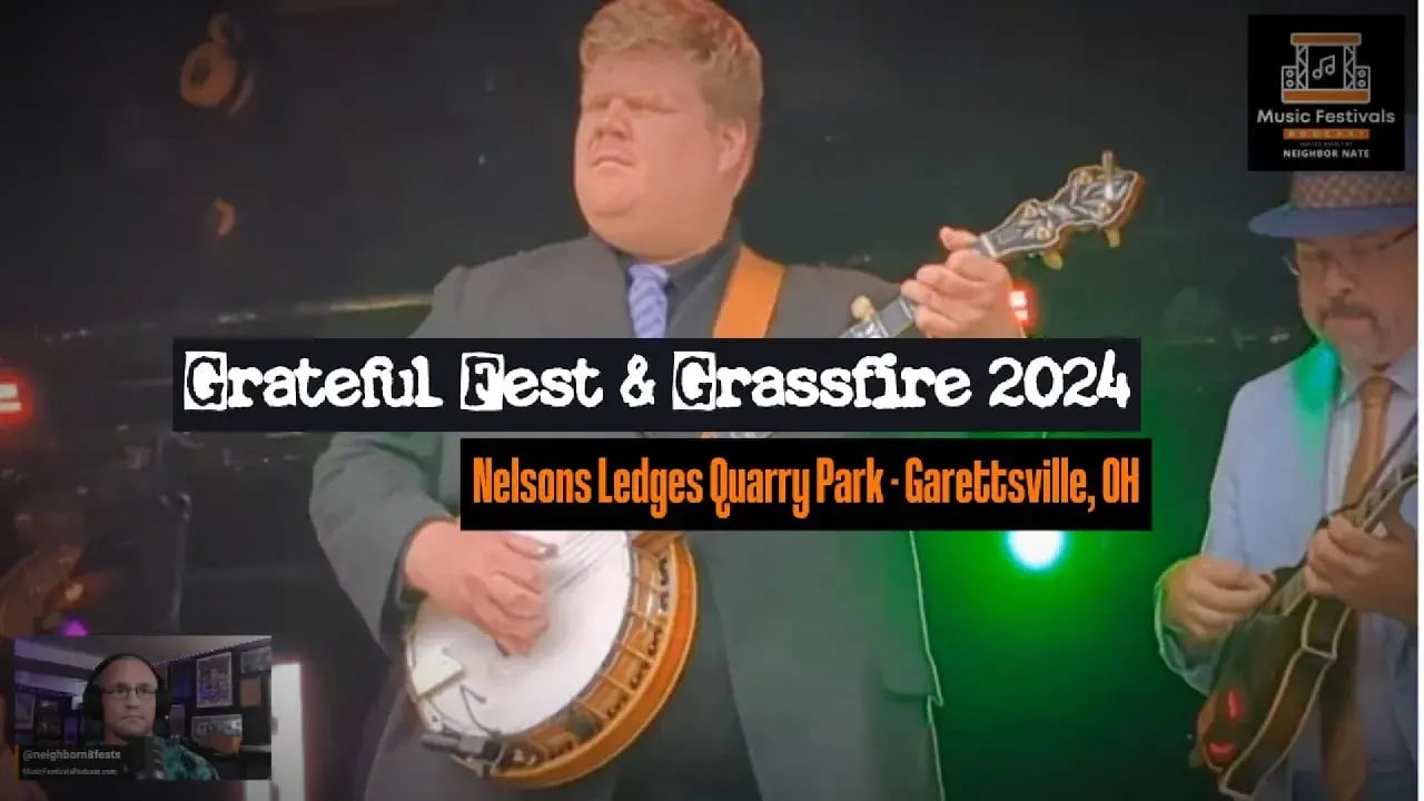 Grateful Fest & Grassfire Music Festivals 2024 at Nelson Ledges Quarry Park in Ohio Recap