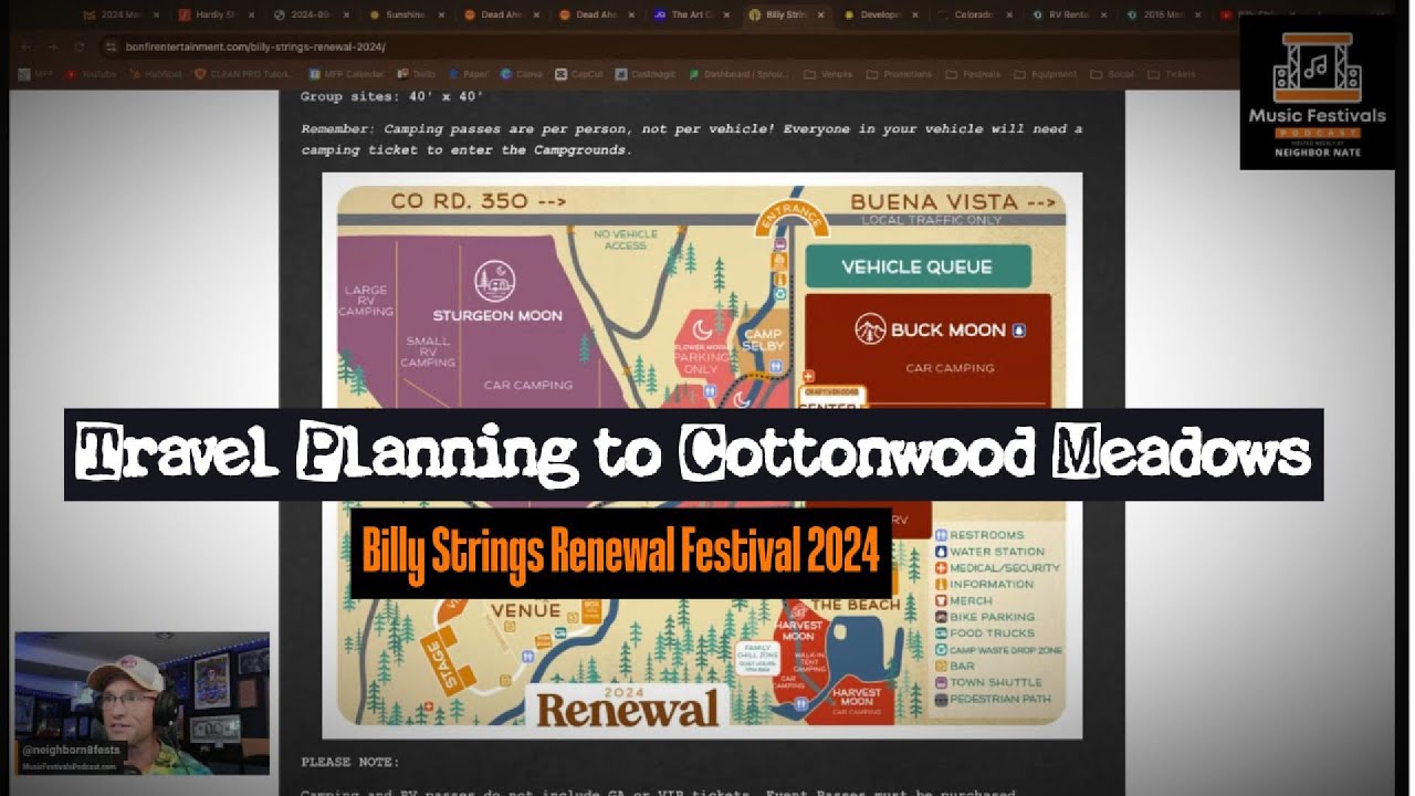 Cottonwood Meadows & Billy Strings Renewal 2024 - Music Festival Travel Planning