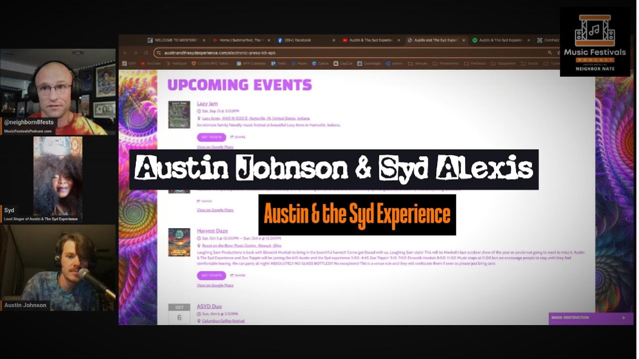 Austin & the Syd Experience on Becoming a Music Festival Band