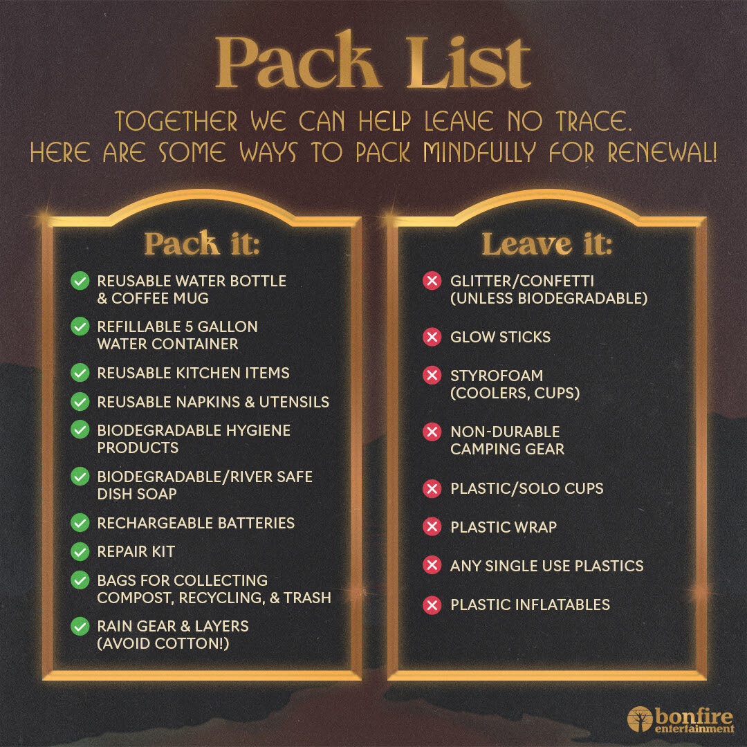 Renewal Pack List