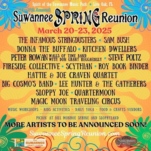 Suwannee Spring Reunion 2025 music festival