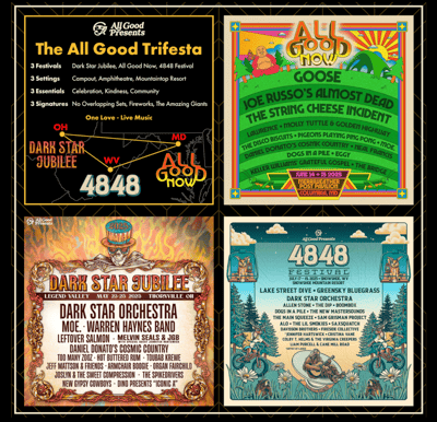 Behind the Scenes of Dark Star Jubilee, All Good Now & 4848 Festival